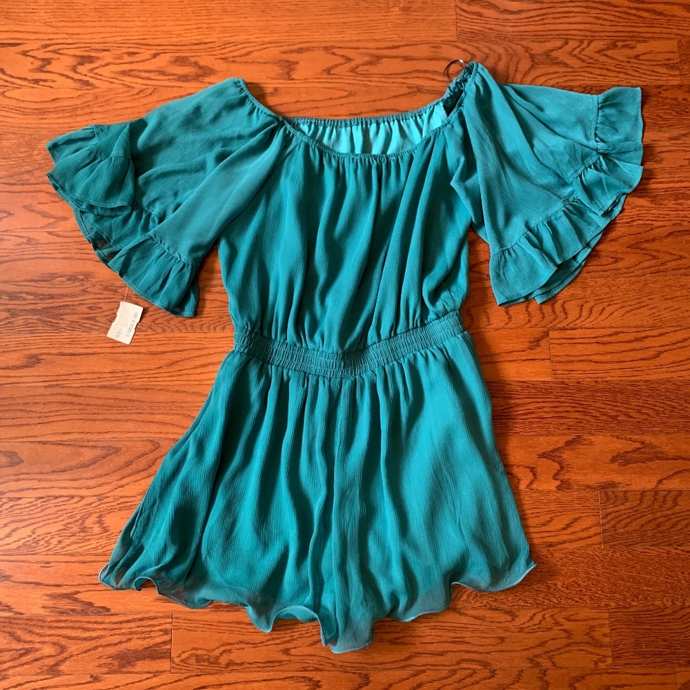 Teal Romper